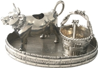 Mabel the Cow Pewter Creamer Set  by Vagabond House