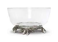 Olive Grove Glass Bowl by Vagabond House