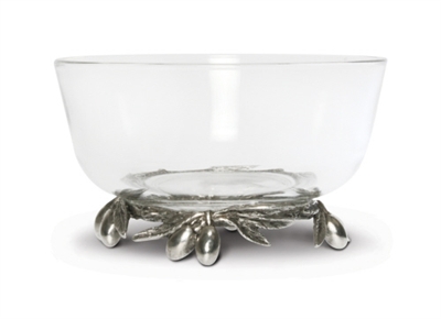Olive Grove Glass Bowl by Vagabond House