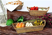 Calaisio - Rectangular Tray , includes 3 or 2 Square Glass Dishes
