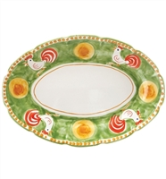 Campagna Gallina Oval Platter by VIETRI