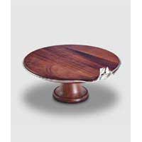 Ginkgo Wood Cake Stand 13" by Mary Jurek Design