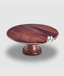 Ginkgo Wood Cake Stand 13" by Mary Jurek Design