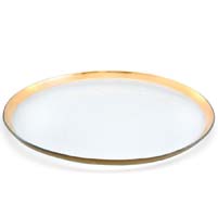 Roman 19.5" Antique Round Party Platter by Annieglass