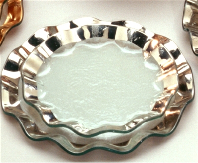Ruffle 9 1/2" Salad Plate by Annieglass