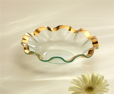 Ruffle 10" Soup Bowl by Annieglass