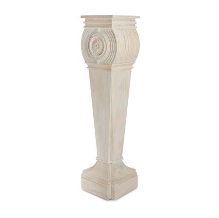 Gustave Pedestal (White) by Bunny Williams Home
