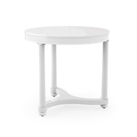 Gwendolen Side Table White by Bunny Williams Home