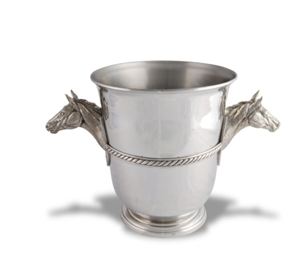 Pewter Thoroughbred Ice/Champagne Bucket by Vagabond House