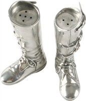 Pewter Riding Boot Salt and Pepper Shakers by Vagabond House