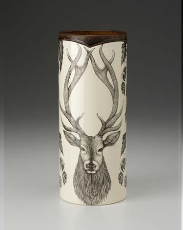 Red Stag Large Vase by Laura Zindel Design