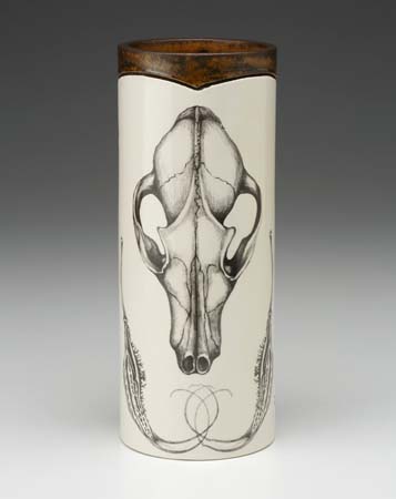 Fox Skull Small Vase by Laura Zindel Design