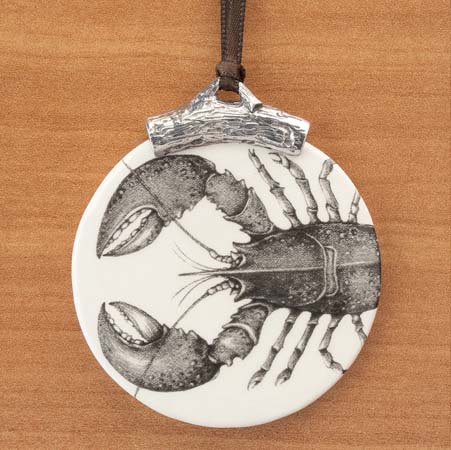 Lobster Ornament by Laura Zindel Design