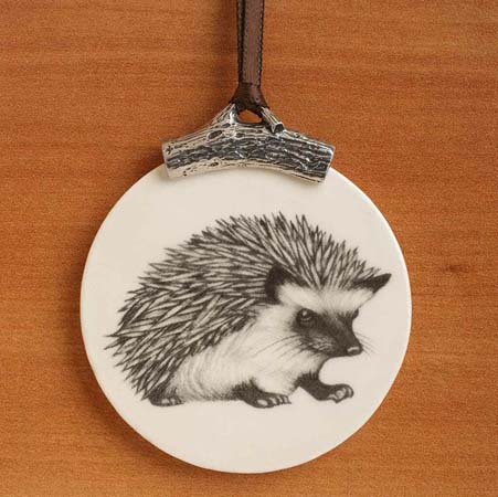 Hedgehog #1 Ornament by Laura Zindel Design