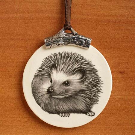 Hedgehog #2 Ornament by Laura Zindel Design