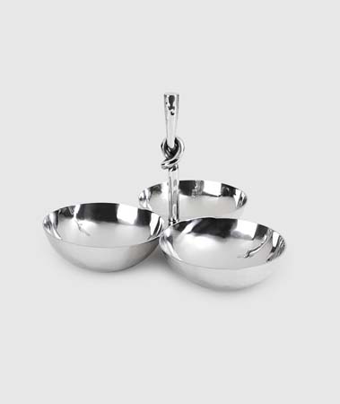 Helyx 3 Bowl Snack Set with Knot by Mary Jurek Design