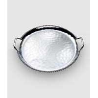 Paloma Round Tray with Braided Wire & Handles 16.5" by Mary Jurek Design