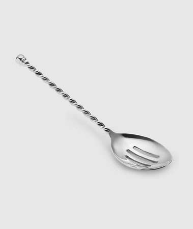 Paloma Slotted Serving Spoon with Braided Wire 11" L by Mary Jurek Design