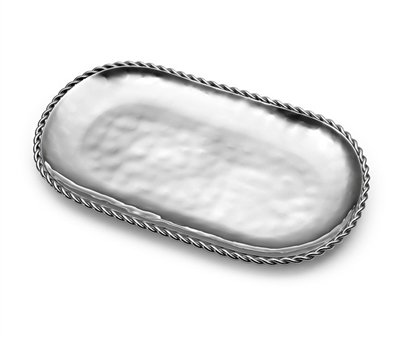 Paloma Oval Tray with Braided Wire by Mary Jurek Design