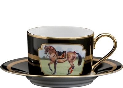 Imperial Horse Cup and Saucer by Julie Wear