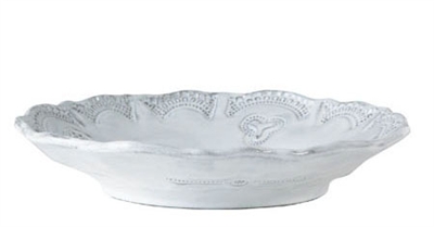 Incanto White Lace Bowl by Vietri