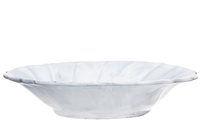 Incanto White Ruffle Bowl by Vietri