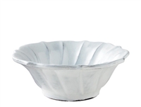 Incanto White Ruffle Cereal Bowl by Vietri