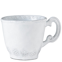 Incanto White Lace Mug by Vietri