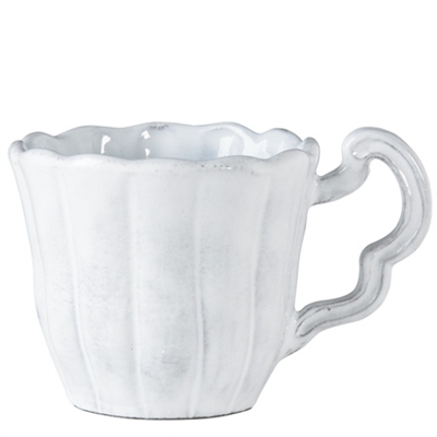 Incanto White Scallop Mug by Vietri