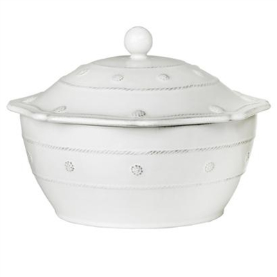 Berry and Thread Whitewash 9.5" Covered Casserole by Juliska