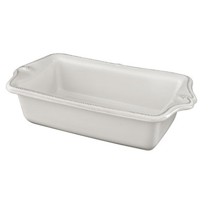 Berry and Thread White Loaf Pan by Juliska