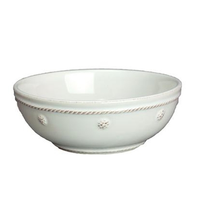 Berry and Thread White Small Pasta Coupe Bowl by Juliska