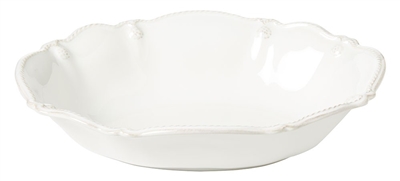 Berry and Thread Whitewash 10" Oval Serving Bowl by Juliska