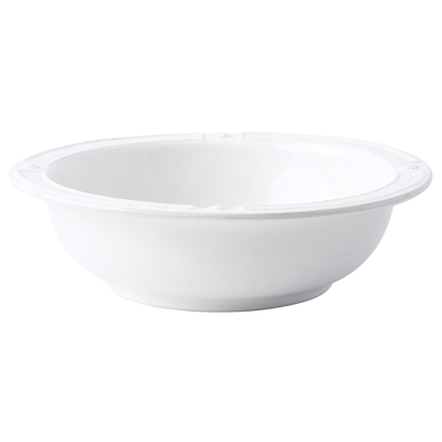 Berry and Thread French Panel White Serving Bowl by Juliska