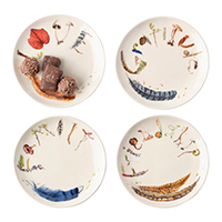 Juliska - Forest Walk Tidbit Plates Set of 4