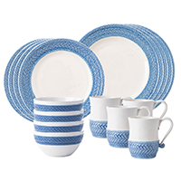 Juliska - Le Panier 16pc Setting - Delft Blue