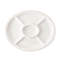 Juliska - Puro Crudite Platter - Whitewash