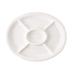 Juliska - Puro Crudite Platter - Whitewash