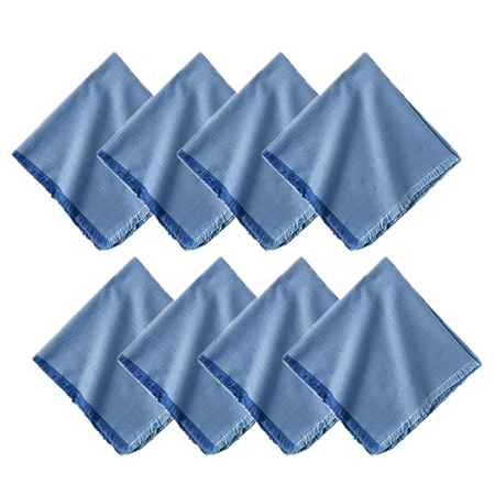 Juliska - Essex Napkin Set of 8 - Chambray