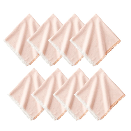 Juliska - Essex Napkin Set of 8 - Petal Pink