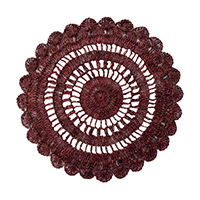 Juliska - Macrame Placemat - Cranberry