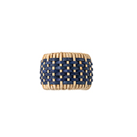 Juliska - Woven Napkin Ring - Navy