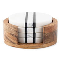 Juliska - Stonewood Stripe Coaster Set