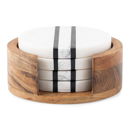 Juliska - Stonewood Stripe Coaster Set