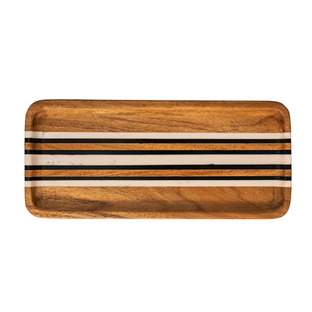 Juliska - Stonewood Stripe Rectangle Tray