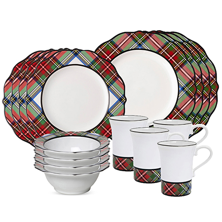 Juliska - Stewart Tartan 16pc Setting