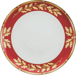 Julie Wear - gr11 - Serve Plate - Gold Oak Red