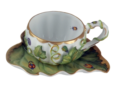 Afternoon Tea Party Tea Cup & Saucer by Anna Weatherley