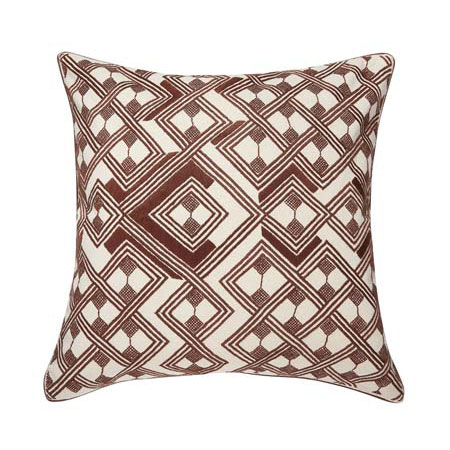 Kasai 20" Pillow Brown by Bunny Williams Home