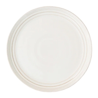 Bilbao White Dinner Plate by Juliska